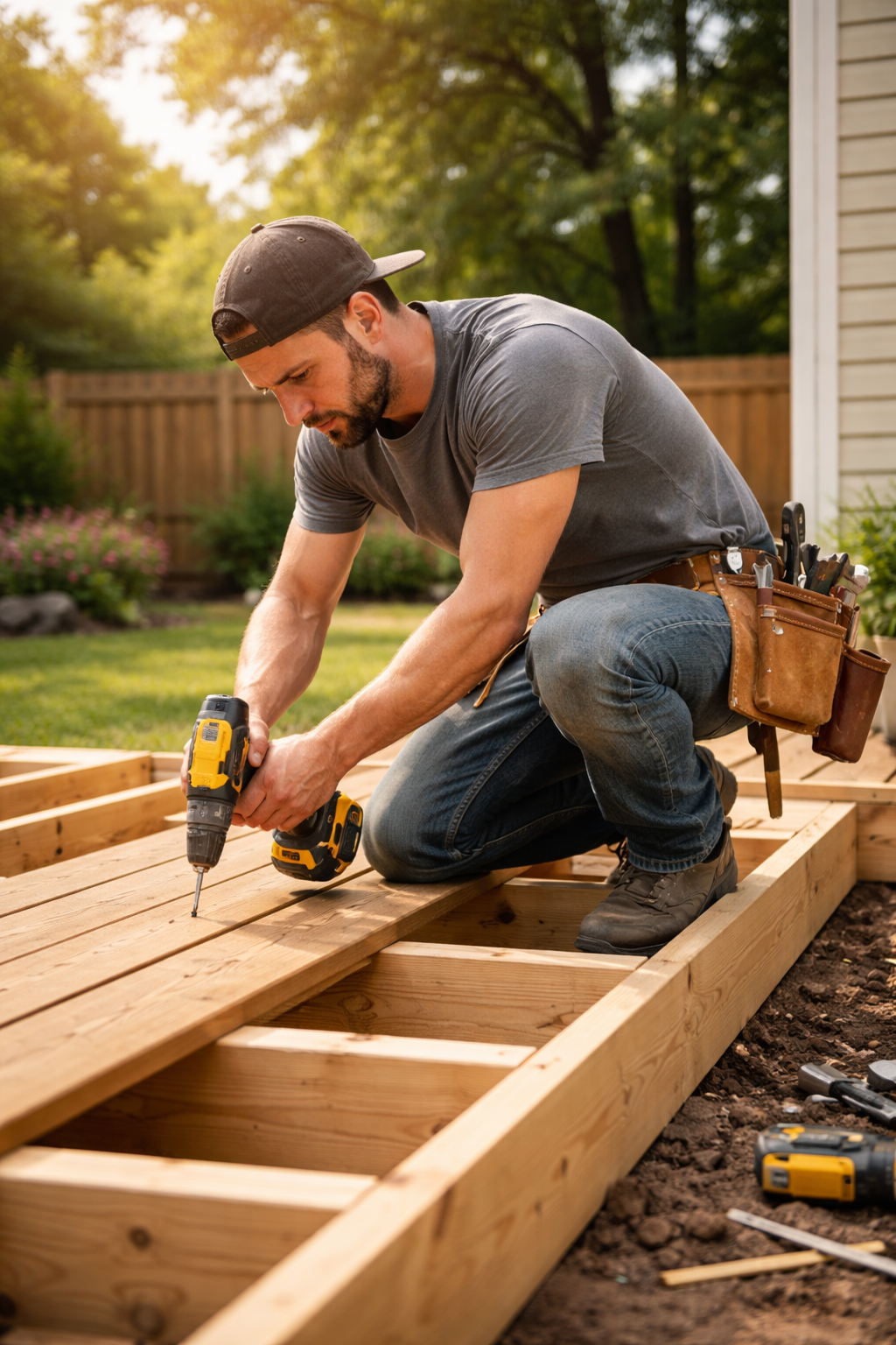Dave Yopp working in the field