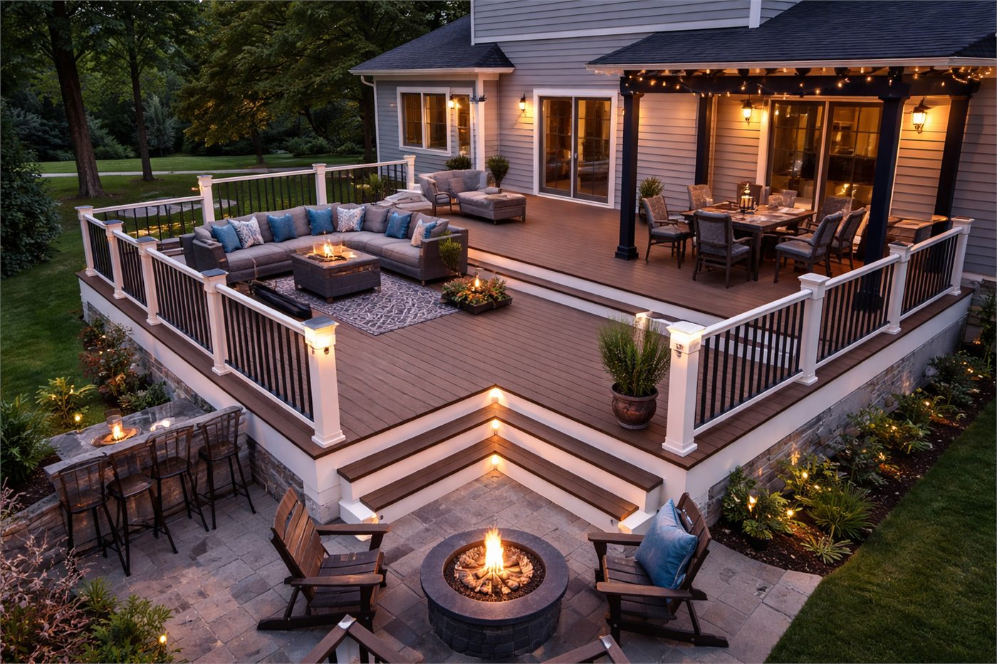 Custom deck project by Decked Out 365